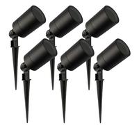 Ledvion Lot de 6 LED Extérieur Spot IP65 GU10 orientable sans ampoule