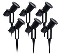 Ledvion Lot de 6 LED Extérieur Spot IP65 GU10 orientable sans ampoule