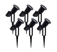 Ledvion Lot de 6 LED Extérieur Spot IP65 GU10 orientable sans ampoule