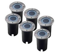 Ledvion Lot de 6 Spot LED Encastrable Exterieur IP67 3W 230V GU10 rond