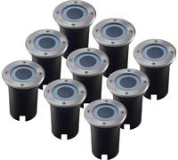 Ledvion Lot de 9 Spot LED Encastrable Exterieur IP67 3W 230V GU10 rond