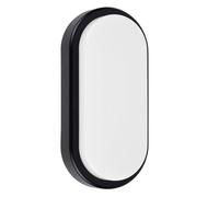 Ledvion - Plafonnier LED, IP54, 6.5W, 700Lm, 4000K, Noir, Blanc Neutre, 220-240V, Luminaire Plafonnier, Hublot, Applique Murale, Intérieur, Extérieur