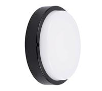 Ledvion - Plafonnier LED, IP65, 10W, 1000Lm, 2700/4000/6000 K, Noir, 220-240V, Luminaire Plafonnier, Hublot, Applique Murale, Intérieur, Extérieur
