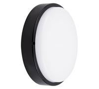 Ledvion - Plafonnier LED, IP65, 20W, 2000Lm, 2700/4000/6000 K, Noir, 220-240V, Luminaire Plafonnier, Hublot, Applique Murale, Intérieur, Extérieur