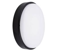 Ledvion - Plafonnier LED, IP65, 24W, 2400Lm, 2700/4000/6000 K, Noir, 220-240V, Luminaire Plafonnier, Hublot, Applique Murale, Intérieur, Extérieur