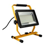 Ledvion Projecteur de chantier LED 100W etanche IP65 | Pour chantier garage atelier et renovation avec support de montage orientable