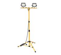 Ledvion Projecteur de chantier LED IP65 6500K | Double lampe de chantier pour garage atelier travaux et renovation