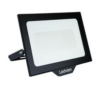 Ledvion Projecteur LED 100W etanche IP65 4000K 12000lm | Avec cable de raccordement pour pose rapide sur facade garage jardin et atelier