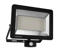 Ledvion Projecteur LED 100W Etanche IP65 6000K 12000lm | Eclairage puissant pour jardin allee facade garage atelier et zone professionnelle