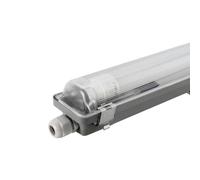 Ledvion Reglette LED intégrée 120cm 18W 185lm/W 6500K IP65 avec tube | Avec tube LED pour garage atelier cave et zones de montage protegees