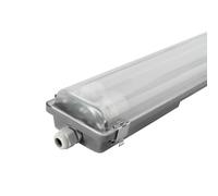 Ledvion - Reglette LED intégrée, 60cm, IP65, 2x 7W, 160 lm/W, Blanc neutre, 4000K, pour 2 tubes LED, éclairage de garage, entrepôt, d'atelier, lampe de cave
