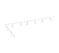 Ledvion systeme rail LED 3m monophase Blanc 8 spots blanc chaud | Pour agrandir un eclairage interieur existant avec positionnement flexible