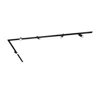 Ledvion systeme rail LED 3m monophase Noir 5 spots RGB