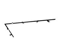Ledvion systeme rail LED 3m monophase Noir 6 spots RGB