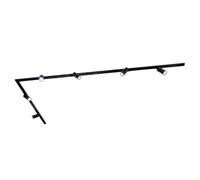 Ledvion systeme rail LED 3m monophase Noir 6 spots RGB | Pour agrandir un eclairage interieur existant avec positionnement flexible