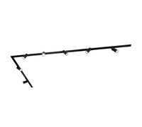 Ledvion systeme rail LED 3m monophase Noir 7 spots RGB