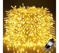 LEDYA Lichterkette Aussen, 30M 300 LED Lichterkette Strom Warmweiß mit 8 Modi und Speicherfunktion, Wasserdichte IP44 für Balkon, Garten, Geländer, Weihnachten, Innen, Außen Dekoration