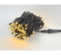 LEDZEIT-Profi Serie- Guirlande Lumineuse à Rallonge LED, sans Cordon d'alimentation, Lumière Constant, 10m, 100 LED Blanc Chaud, Doit être Connectée à la Chaîne de Base, Extensible jusqu'à 960m