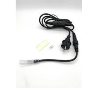 LEDZEIT - Profi Serie - Kit d'accessoires, UNIQUEMENT pour Ruban LED de Profi Serie, avec câble d'alimentation, câble d'entrée, connecteur, 1,7 M noir