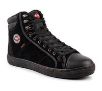 Lee Cooper LCSHOE022 Workwear Femmes Unisexe Retro Styled Baseball Sécurité au travail Formateurs Bottes SB SRA Adulte Mixte, Noir Bott, 39 EU
