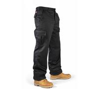 Lee Cooper Pantalon LCPNT205 Men's Workwear Cargo Trouser Black W32-L31