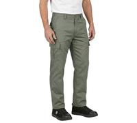 Lee Cooper Pantalon Travail Homme Cargo 245 GSM - Workwear Résistant Multi Poches Entretien Facile, Pantalon Sécurité Coupe Droite Bouton Zip (kaki, 32W / 33L)