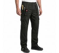 Lee Cooper Pantalon Travail Homme Cargo avec Poches Genou 320 GSM - Workwear Résistant Multi Poches, Pantalon Sécurité Entretien Facile pour Chantier (bleu marine, 40W/33L)