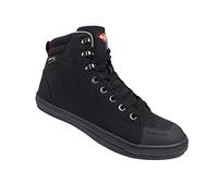 Lee Cooper Pour des hommes Workwear Femmes unisexe Retro Styled haut de gamme Cordura Baseball Sécurité au travail Formateurs Bottes SB SRA, Noir, 36 EU