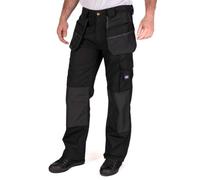 Lee Cooper Workwear LCPNT216 Hommes Multi Poches avec Poches Genouillères Étui Fixe Travail Pantalon Cargo, Noir, 38W / 29L