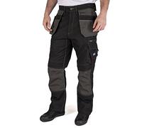 Lee Cooper Workwear LCPNT224 Pantalon cargo pour homme avec poches multiples, porte-revolver contrastant, poches pour genouillères et chargement par le haut, schwarz, 40W/33L