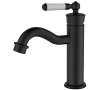 Leeds mitigeur lavabo bas rétro noir Essebagno