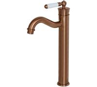 Leeds mitigeur lavabo haut rétro cuivre brossé Essebagno