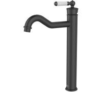 Leeds mitigeur lavabo haut rétro noir Essebagno