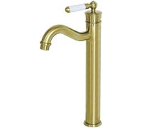 Leeds mitigeur lavabo rétro haut or brossé Essebagno