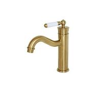 Leeds mitigeur lavabo bas rétro or brossé Essebagno