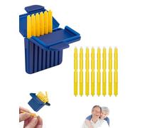LEEQ Lot de 8 Embouts Filtres Anti-Cérumen pour Prothèses Auditives, Filtres pour Appareils Auditifs Réutilisables, Kit d'Entretien et Nettoyage avec Embouts, Accessoire Indispensable