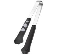 LEEQBCR 1 pièce Pince à Grillades en Acier Inoxydable Pince à Saucisses Cadeau Homme Accessoires pour Grillades pour Homme Papa Grand-Père, Passe au Lave-Vaisselle, Argenté(Patte de chat)