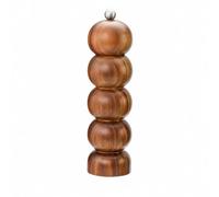 LeeQinersw à Piment à En Bois D'acacia Ergonomique à Asisonnement En Bois Vert pr Cuisine, 8 Pouces, Pack Simple
