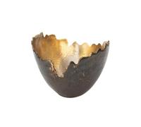 LeeQinersw Corbeille à Fruits En Métal Moderne, Grand Modèle En Forme D’Œuf 30 × 27,5 × 22,5 Cm