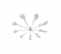 LeeQinersw Déflecteur d'Air de Plafond Cassette Vent Grille Conduit Réglage Souple Du Flux pour les Rafales et le Confort Structure 360 Degrés
