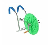 LeeQinersw Enrouleur de Tuyau Chariot Enrouleur Tuyau Dérouleur Bobineur Grande Capacité pour Stockage Ordonné des Tuyaux d'Arrosage Plats sans Pliures Sangle, Green, style to 2