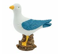 LeeQinersw Figurine Mouette en Résine Méditerranéen avec Base Stable pour Décor Bord Table Basse Bureau Étagère Salon Maison