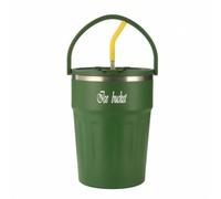 LeeQinersw Gourde Isotherme INOX 4l Bouteille Thermique Récipient à Boisson Carafe Grande Capacité avec Large Goulot Remplissage Facile Poignée Arquée Robuste, Vert, 4000ml
