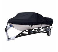 LeeQinersw Housse de Bateau Housse Bâche Protection Taud en Oxford 420D pour Coque Propre Entre Sorties Ajustement Couvrant pour, Housse De Bateau 600 pour Bateaux De 4,5 À 5 Mètres