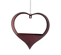LeeQinersw Jardinière Suspendue en Forme de Cœur, Idéale pour Suspendre, Jardinière, Vase à Fleurs, Contenant, Ornement Décoratif, Présentoir, Clôture, Ferme, Su