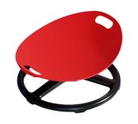LeeQinersw Kids Swivel Chair pour Garçons Filles avec Base Antidérapante Chaise Pivotante Sensorielle Tabouret Éducatif pour La Motricité Activité Ludique Enfant, Rouge