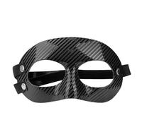 LeeQinersw Masque de Protection Faciale Bouclier Visage Garde Nez Casque Sport Ventilé en PVC Absorption des Chocs avec Courroies Réglables Adapté au Basket, Big Eye Half Face