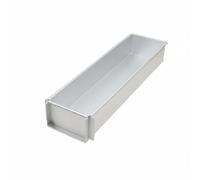 LeeQinersw Moule à Gâteau Aluminium Rectangulaire Moule à Moule à Tiramisu Moule à Fromage avec Paroi Amovible Fabriqué en Alliage d'Aluminium Léger et Adapté pour Cuisine Maison Pâtisserie, 40 Cm