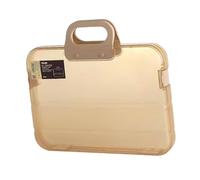 LeeQinersw Organiseur de Fichiers Portable A4, Boîte à Documents étanche, Accessoires Multi-usages pour Papier, Magazines, Cahiers, avec Poignée, Kaki