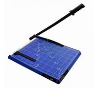LeeQinersw -Papier Manuel Affûté -Papier à Base Bleue Tranchant Sécurité Pratique Massicot Bureau Pince Maintien pr Studio